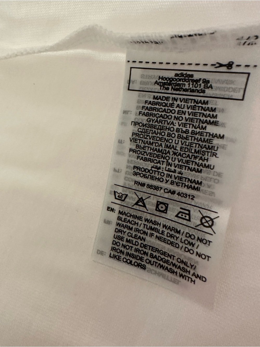 adidas- Soccer - Argentina- White Tee with AFA Crest - Picture 7 of 7